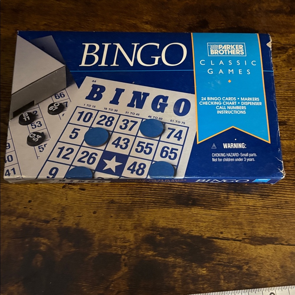 Parker Brothers Classic Bingo Game Set